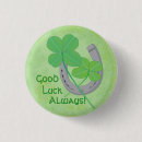 Search for lucky shamrock clover badges Four leaf clover