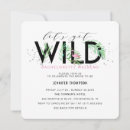 Search for lets get wild invitations Modern