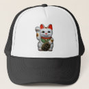 Search for good luck hats Maneki neko