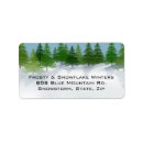 Search for winter animals return address labels Unique