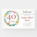 Search for 40th anniversary banners Vow renewal