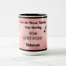 Search for fun birthday mugs Pink