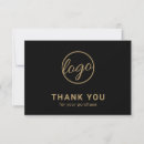 Search for black gold thank you cards Professional