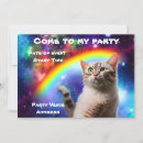 Search for space cat invitations Party