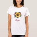 Search for country wedding tshirts Bride