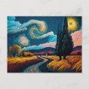 Search for swirl stamp postcards Van gogh
