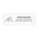 Search for cat and dog return address labels Modern