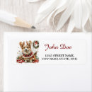 Search for corgi return address labels Dog lover