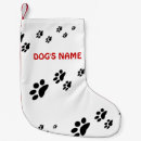 Search for dog paw print christmas stockings Adorable