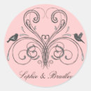 Search for vintage bird wedding stickers Cute