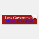 Search for less is more bumper stickers Freedom