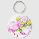 Search for white peony key rings Peonies