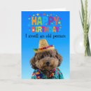 Search for poodle birthday cards Humour