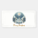 Search for blue christmas banners Gold