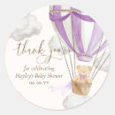 Search for purple balloons stickers Girl baby shower