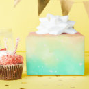 Search for rainbow unicorn glitter wrapping paper Sparkle