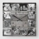 Search for wooden clocks Family photo  keepsake