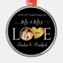 Search for bride to be christmas tree decorations Mr and mrs