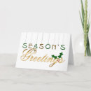 Search for white gold christmas cards Green