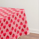 Search for red heart tablecloths Pink