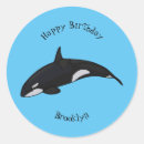 Search for cartoon whale stickers Fish
