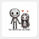 Search for vintage halloween wedding stickers Skeleton