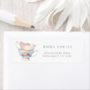 Search for tea pot return address labels Elegant