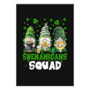 Search for st pattys day clover shamrock posters Shenanigans