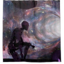 Search for alien shower curtains Universe