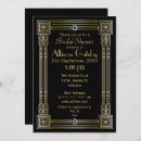 Search for art deco bridal shower invitations Retro