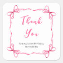 Search for birthday ribbon stickers Thank you