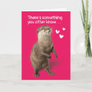 Search for otter valentines day cards Funny