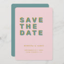Search for retro wedding save the dates Boho