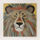 Search for lion head puzzles Face