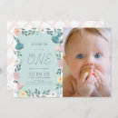 Search for light blue birthday invitations Floral