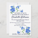 Search for memorial notices invitations Floral