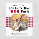 Search for fathers day bbq invitations Red