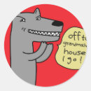 Search for red wolf stickers Big bad wolf