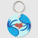 Search for fish swimming key rings Blue