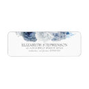 Search for spring floral wedding return address labels Dusty blue