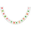 Search for red and gold bunting flags Party