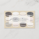 Search for macaron business cards Bakery