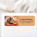 Search for cute turkey return address labels Autumn