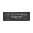 Search for black chalkboard return address labels Modern