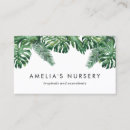 Search for palm leaf business cards Watercolor