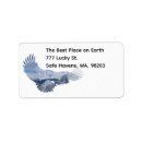 Search for flight return address labels United states
