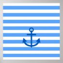 Search for blue and white stripe posters Anchor