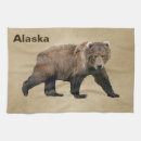 Search for brown bear tea towels Alaska