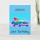 Search for sports car birthday cards Convertible