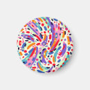 Search for blue abstract pattern magnets Pink